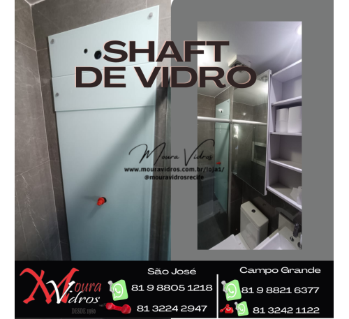 SHAFT DE VIDRO TEMPERADO